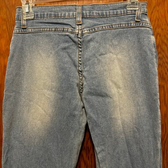 Y2K Vintage Tag Rag Culture Low Rise Flare Bellbottom Jeans sz 4 26 Crochet‎ - Picture 7 of 12